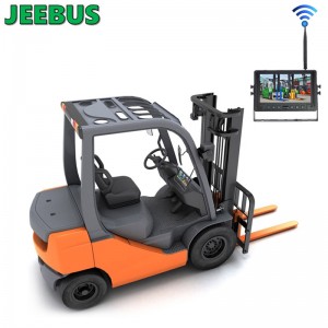 Forklift Truck 7 orlach Gan Sreang WIFI Camera Córas Páirceála Monatóireachta DVR