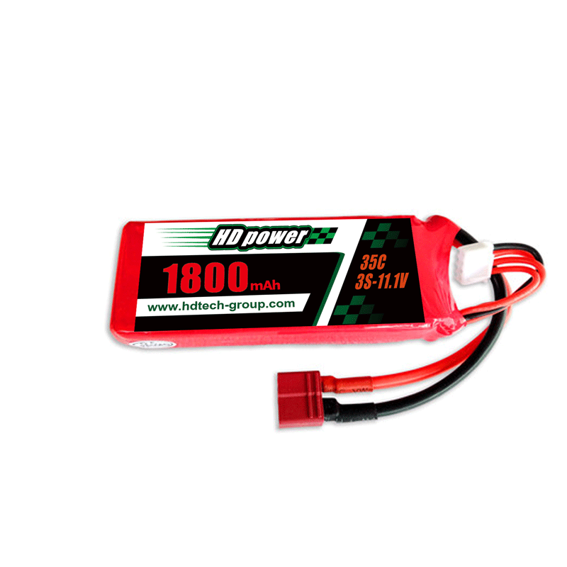 HD POWER 1800mAh 35C 3S 11.1V lipoapatarei