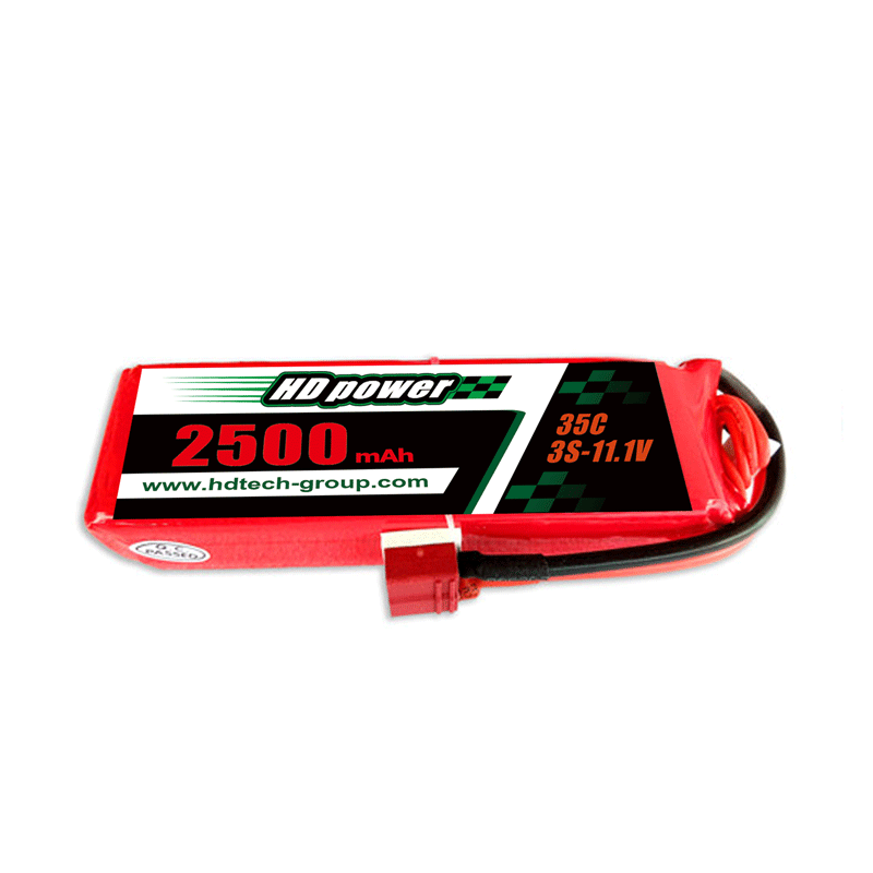 Ceallraí lipo HD POWER 2500mAh 35C 3S 11.1V