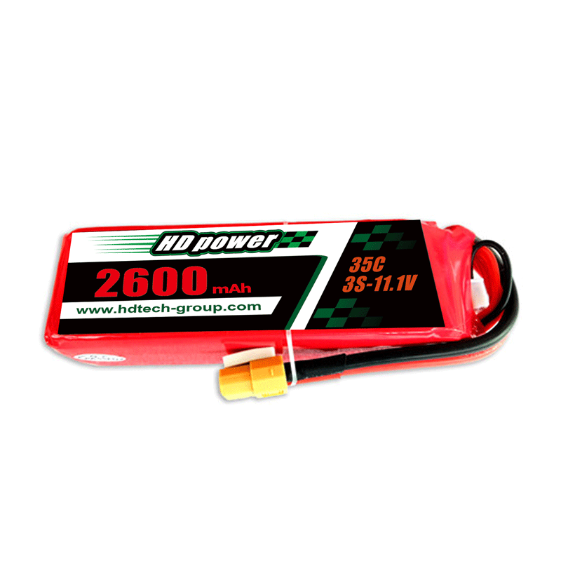 Ceallraí lipo HDPOWER 2600mAh 35C 3S 11.1V