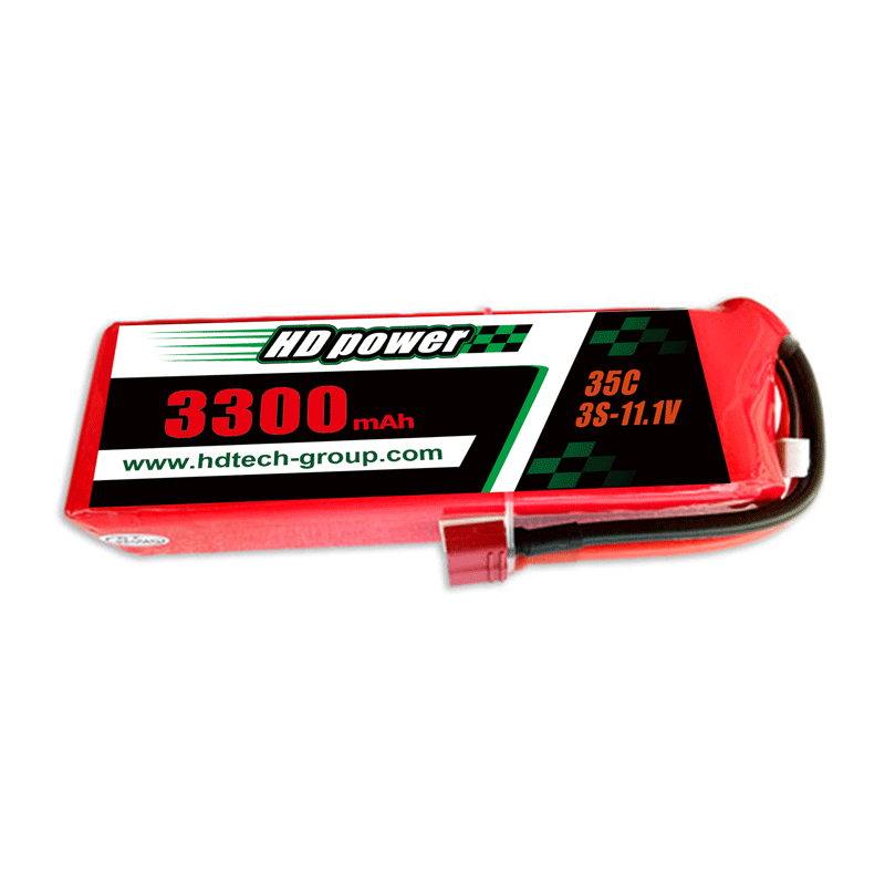 Ceallraí lipo HD POWER 3300mAh 35C 3S 11.1V