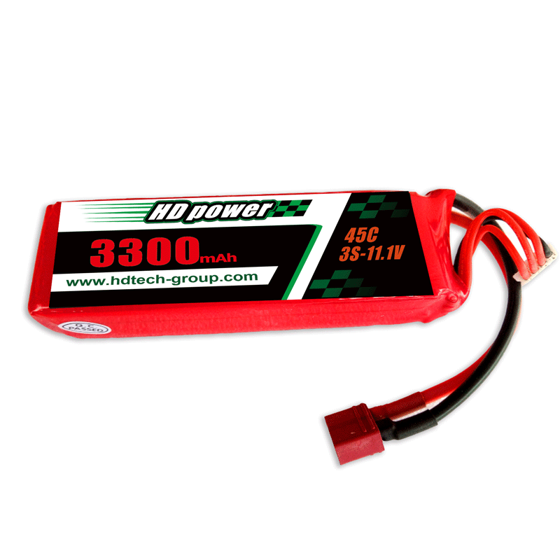 HD POWER 3300mAh 45C 3S 11.1V rasvapatarei