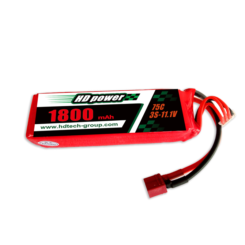 HD POWER 1800mAh 75C 3S 11.1V rasvapatarei