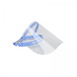 GA 166 Sciathán Aghaidh Plaisteach Sciathán Aghaidh Sábháilteacht Frith-Splancscáileáin Aghaidh le Fráma Inchoigeartaithe