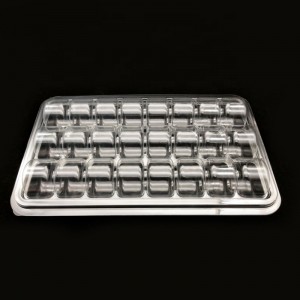 Bosca macarons mórdhíola mórdhíola bosca lóin in-dhíghrádaithe candy soiléir