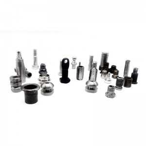 Páirteanna gaibhnithe fuar miotail OEM Díosail Beachtas Ardchaighdeáin Comhpháirteanna Gaibhnithe Cruach Alúmanam Fuar Te