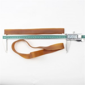 Crios rubair comhréidh leathnaithe agus leathnaithe mórmhéide saincheaptha le friotaíocht abrasion agus banda rubair tionsclaíoch ardteocht