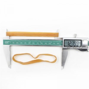 Déantúsóirí bandaí rubair leathnaithe agus leathnaithe saincheaptha buí leaisteachas ard trédhearcachta ní furasta bandaí rubair ró-mhór a bhriseadh