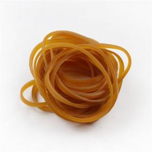 Déantúsóirí bandaí rubair leathnaithe saincheaptha buí trédhearcacht ard cruas elasticity bandaí rubair talmhaíochta