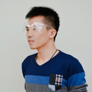 Trealamh Sábháilteachta Frith-Ceo Sciath Aghaidh Blocc Plaisteach Leithlisiú Saincheaptha