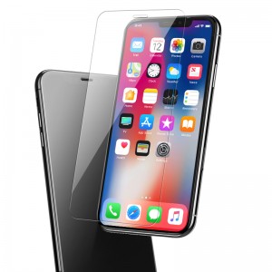 Scannán Scáileán Gloine Teochta Préimhe Te 9H Do Protecto Scáileán Apple Iphone XS