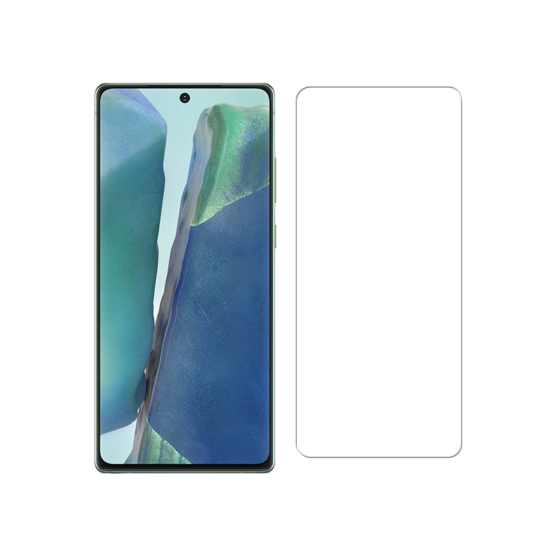 Scannán Scáileán Gloine Teochta Préimhe Te 9H Do Chosantóir Scáileáin Samsung Nóta 20