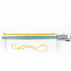 Monarcha saincheaptha rubarnádúrtha buí trédhearcach ard leaisteachas cruas láidir banda rubair tionsclaíoch frith-aging