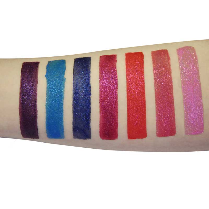 Glitter lipstick lipstick lipstick diamant uiscedhíonach metallic lipgloss