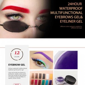 Lipéad príobháideach Uachtar eyebrow uiscedhíonach