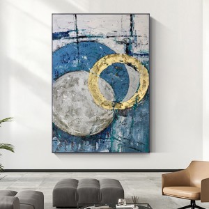 DEARADH NUA 100% Péinteáil ar Ealaín Chanbhás Péinteáilte le haghaidh Maisiú Seomra Péintéireacht Ola Gheobhaidh dreamtha