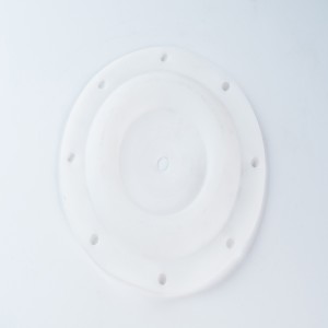 Diaphragm Rubair Caidéal Aeroibrithe Déantús Diaphragm PTFE Do Rialtóir Páirteanna Gabhálais Aeroibrithe