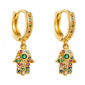 Cluaise copair micrea-inleagtha daite daite cluaise memstone baineannna hEorpa agus Mheiriceá Treocht Pearsantacht Pearsantacht Palm Cluaise Gaoithe Fuar glan jewelry cluaise dearg