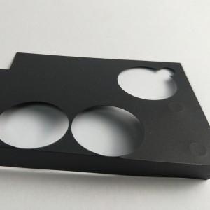 203 * 109 * 0.25mm Bileog inslithe ríomhaire dubh, teocht resistant agus éasca le bileog inslithe lúb