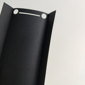 Bileog inslithe ríomhaire dubh ar ais Bileog inslithe retardant lasair lasair lasair 0.25mm atá oiriúnach d\'fhearais leictreacha