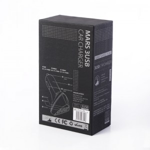 Priontáil Pet Fuinneog Car Charger USB Cábla Bosca Só Boscaí Pacáistithe Dubh USB