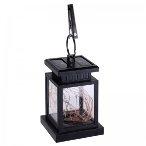 Lantern Power Power Twinkle faoi stiúir Candle Gréine Solas Allamuigh Soilsiú Gairdín Copper Buí Solas Crann Crann Crochta
