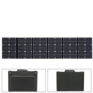 Dath Duaithníochta 120 Watt Folding Mála Gréine Gréine Blaincéad do Camping agus Luamh Díon