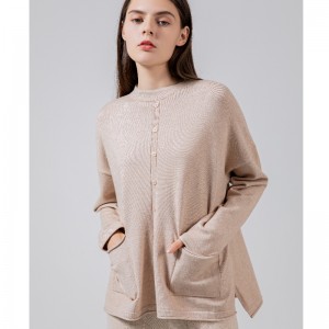 Treocht Fashion Loose Cnaipe Corrbh Joker Aonair Aonair Cniotáil Barr 68030#