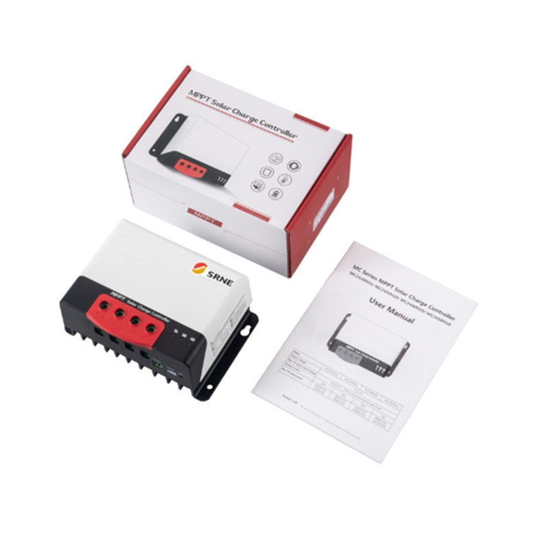 SRNE MC MPPT 20A 40A 40A 40A 50A 50A GREAPACH GRIANTÚRTHA GRIANTA 12V N24V AUTO AUTO AUTO MAX 100V BLUETOOTH Taispeáin Rialtóir Gréine Battery