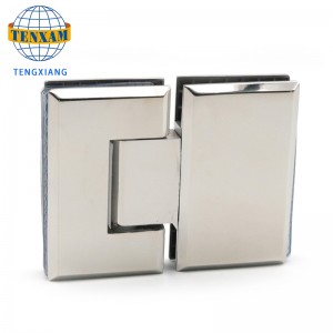 Hinge scáileán cithfholctha 180 céim le haghaidh feistis crua-earraí gloine seomra folctha