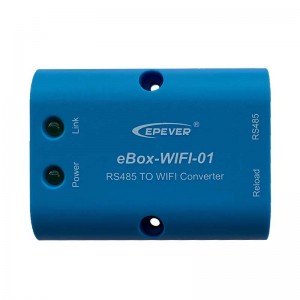 WiFi Sraithuimhir Freastalaí RS485 le WiFi Tacaíocht App don Rialaitheoir Soalr Inverter Epsolar LSB vs-a vs-bn tracera tracer-bn shi