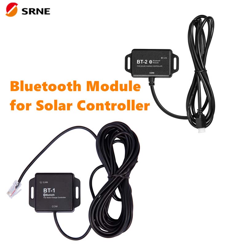 MODÚL BLUETOOTH SRNE BT-1 BT-2 le haghaidh MPPT Gearrtheideal Gréine agus Rialaitheoir Discage ML agus MC Sraith PV Rialaitheoir