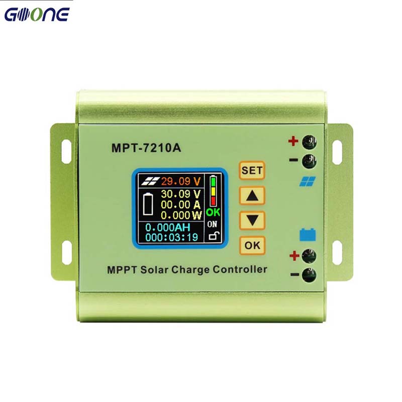 MPT7210A MPPT LCD Gréine Muirear Muirear an Rialaitheora Alúmanam Alloy Rialtóir Gréine do Lipo Battery Aschur 600W 24V 36V 48V 60V 72V