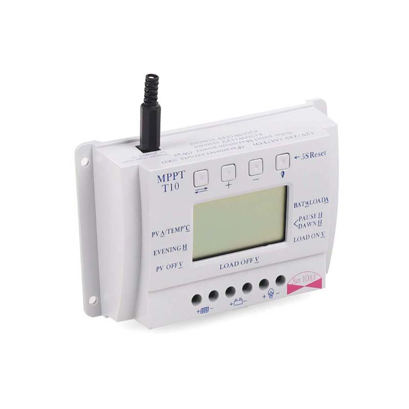 PWM 20A 10A 10A LEABHAR Rialtóir Rialtóir Rialtóir T10 T20 12V 24V AUTO LCD LEAT SOLAS AGUS DUIT TIMER