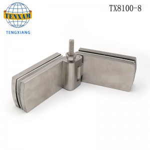 Monaróirí Sínis 180 Céim Folding Hinge le haghaidh Sabhna Gloine Gloine Doras Doras Inve