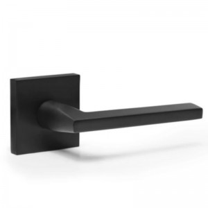 S7503 Lever Doras Príobháideachta Do Doirse Seomra Leapa agus Seomra Folctha Dubh Matte Black