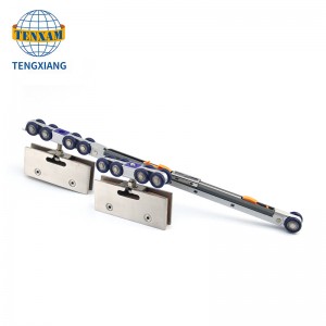 Treoir Treoir Accessories Treoir Rianú Crua-earraí Sleamhnáin Doras Sleamhnáin adhmaid le 8 roth