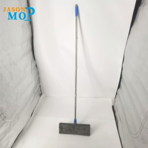 Jason Ard-chaighdeán Alúmanam Microfiber Microfiber Slat Cruach dhosmálta Solas Fadú Urlár MOP Flating