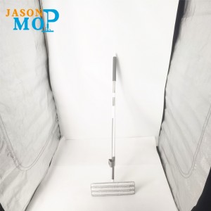 Microfiber Microfiber Ardchaighdeáin Microfiber Mop chun an lámh urláir a ghlanadh saor in aisce Squeeze Flat MOP