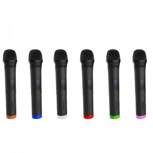 Fb-wm002 micreafón gan sreang le glacadóir