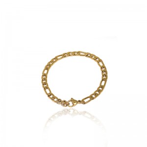 Bracelet Faisinna hEorpa agus Mheiriceá NStarless Cruach Gold-plátáilte