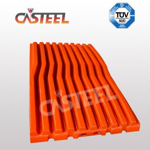 Páirteanna spártha dáiríre le haghaidh Sandvik CJ211, CJ411 Pláta Jaw OEM Cáilíocht Teilgcheárta