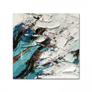 100% Péinteáilte Hand Péinteáilte Canbhás Mór Óstán Ealaín Balla Maisiúil Péintéireachtaí Canbhás Abstract le haghaidh Balla Seomra Maireachtála