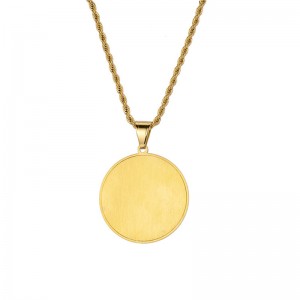 Necklace cárta babhta dúbailte Hip-hop