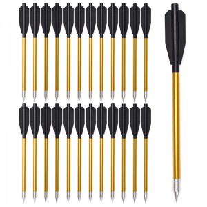 Elong Allamuigh 110301 6.5inch Bolts Crossbow Hollow Pointe Cruach Carbóin Alúmanam le haghaidh Fiach Boghdóireacht