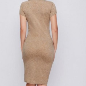 Sciortaí gearra muinchille gúna cniotáilte