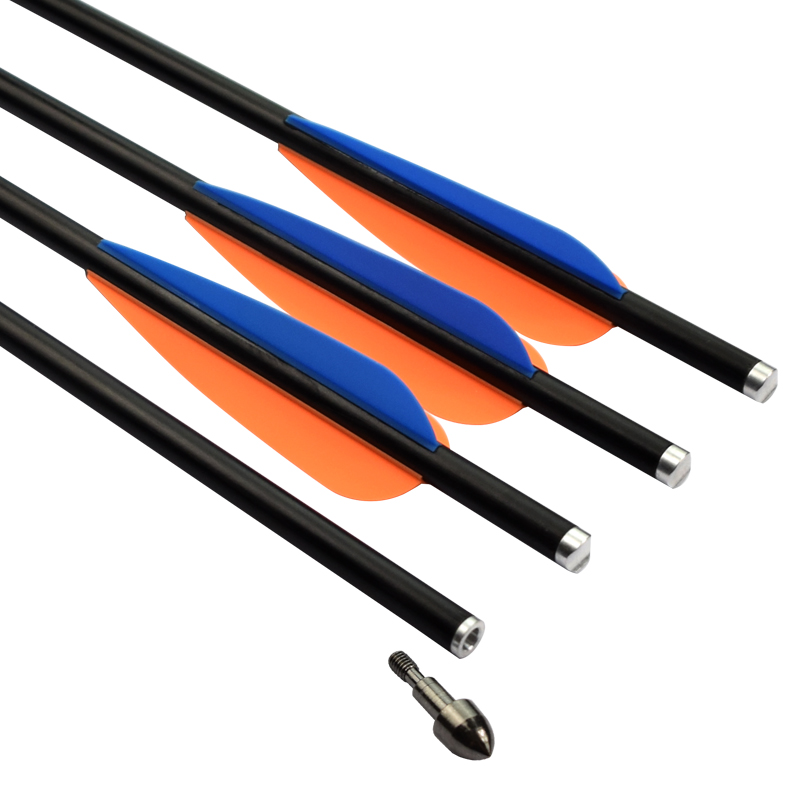 Elong Outdoor 117001 17Inch 8850 Fiberglass Bolt Bolt Bolling Trealamh Crossbow Bolt