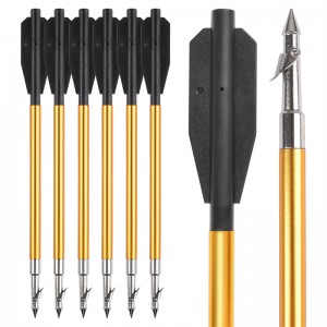 Elong Allamuigh 110357-01 6.8inch Iascaireacht Alúmanaim Pointe cruach Harpoon do Crossbow