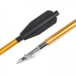 Elong Allamuigh 110357-01 6.8inch Iascaireacht Alúmanaim Pointe cruach Harpoon do Crossbow