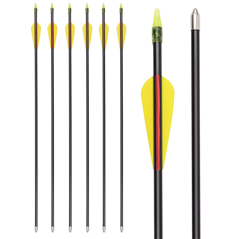 Elong Allamuigh 115549 id5mm id5mm fiberglass arrow arrow ag baint úsáide as an mbogadh